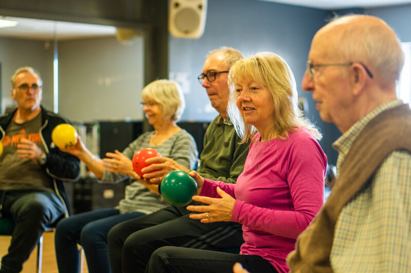 Group activities. Photo courtesy of the Centre for Ageing Better