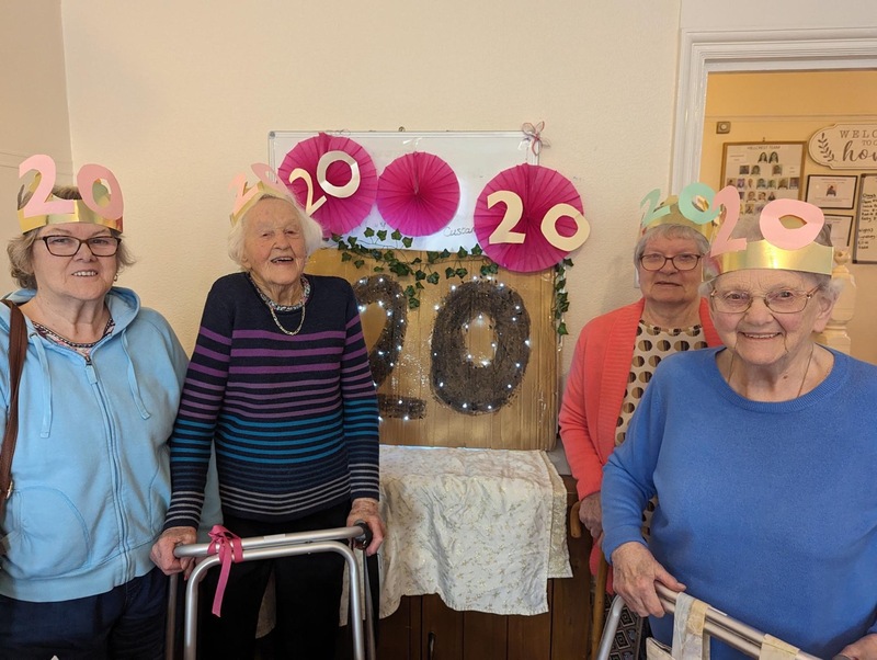 Residents at Hillcrest celebrate the award
