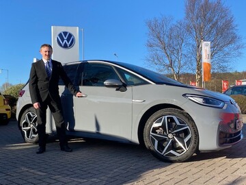 Allan McGovern,  on-site EV ambassador at Vertu Volkswagen Skipton