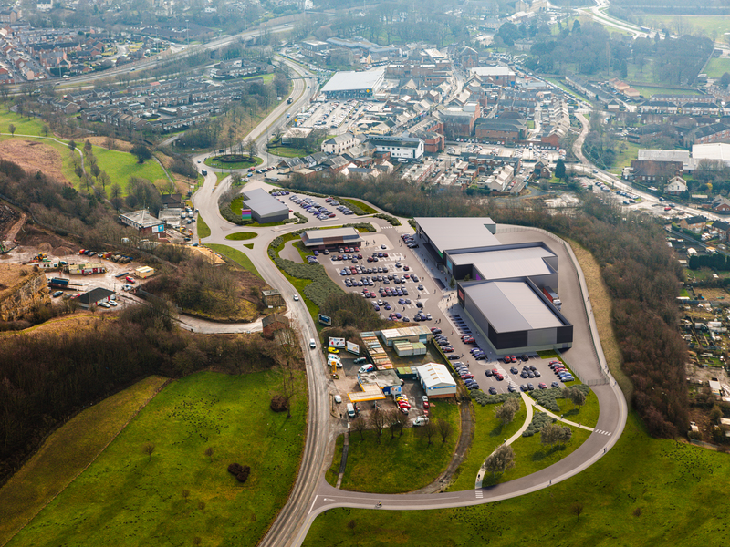 An artist's impression of the Houghton Colliery development 