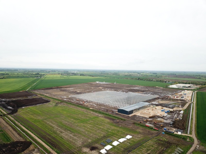 Greencoat Capital’s large-scale £85m greenhouse near Ely, Cambridgeshire will be one of the largest built greenhouses in the UK