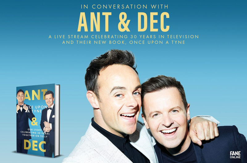 Ant and Dec livestream, 11 September, £10 for ticket only or £20 for ticket and book