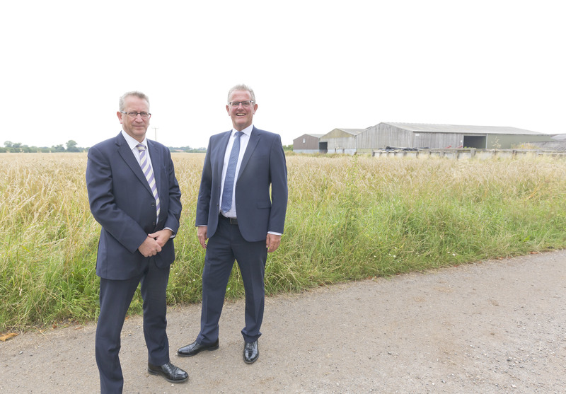left to right Mark Lane, residential director at DPP and Jonathan Atkinson, director at J.G. Hatcliffe Property and Planning