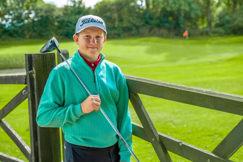 Ambitious young golfer Callum Moncur