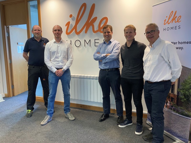 Mark Chilvers (Executive Operations Director at ilke Homes), David Alprovich (Chief Operating Officer at Middleton Enterprises), Mike Elliot (Investment Director at Middleton Enterprises), Giles Carter (Chief Executive Officer at ilke Homes), Dave Sherida