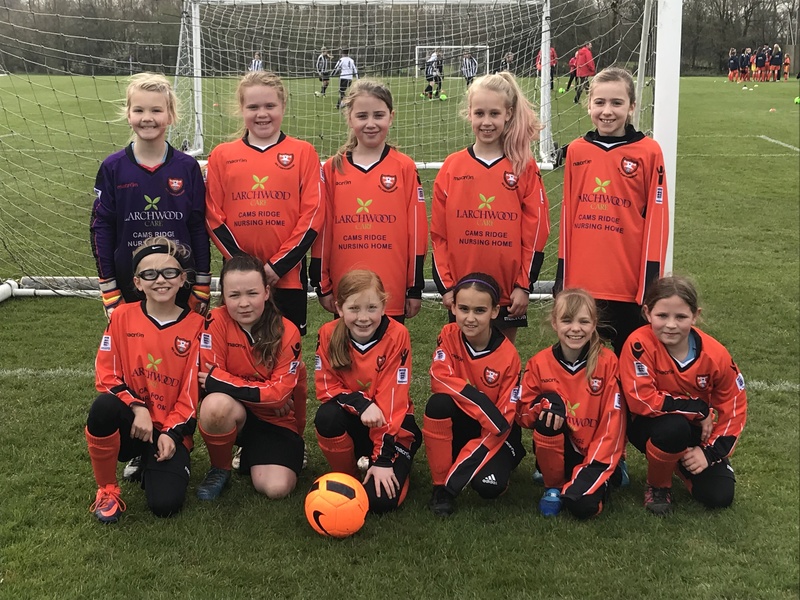 Cams ridge has sponsored AFC Portchester Youth FC Under 14 girls team 