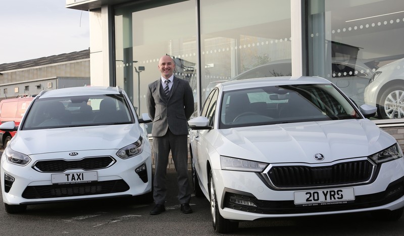 Branch manager Stephen Porter has worked at The Taxi Centre since its first day of business