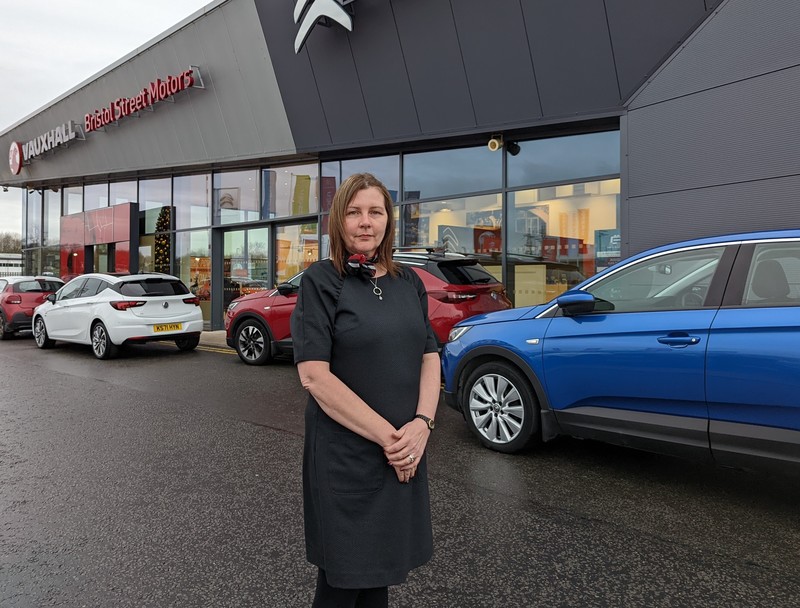 Georgina Bishop, Accountant for Bristol Street Motors Northampton Vauxhall - winner of The Tom Fairgrieve Company Person of the Year