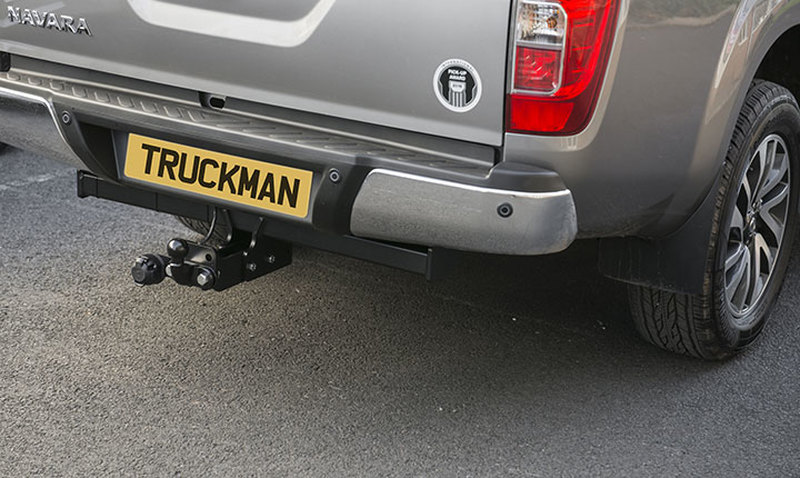 The Truckman Tow Bar fitted to a Nissan NP300 