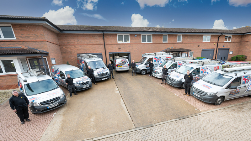 The Southern Service Division team at the new premises in Milton Keynes