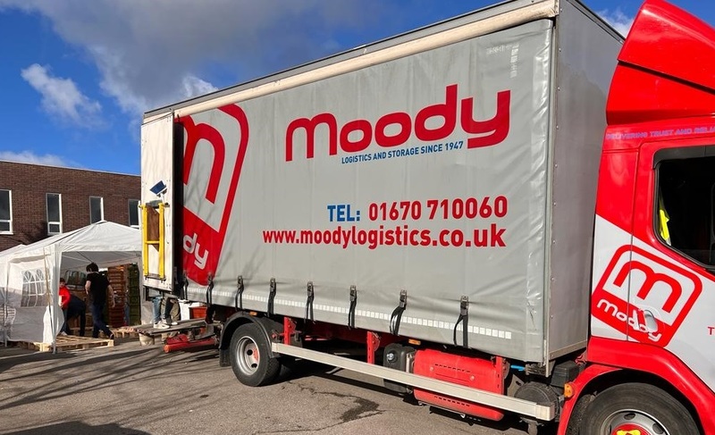 Moody Logistics’ truck arrives at Newcastle Polish Centre