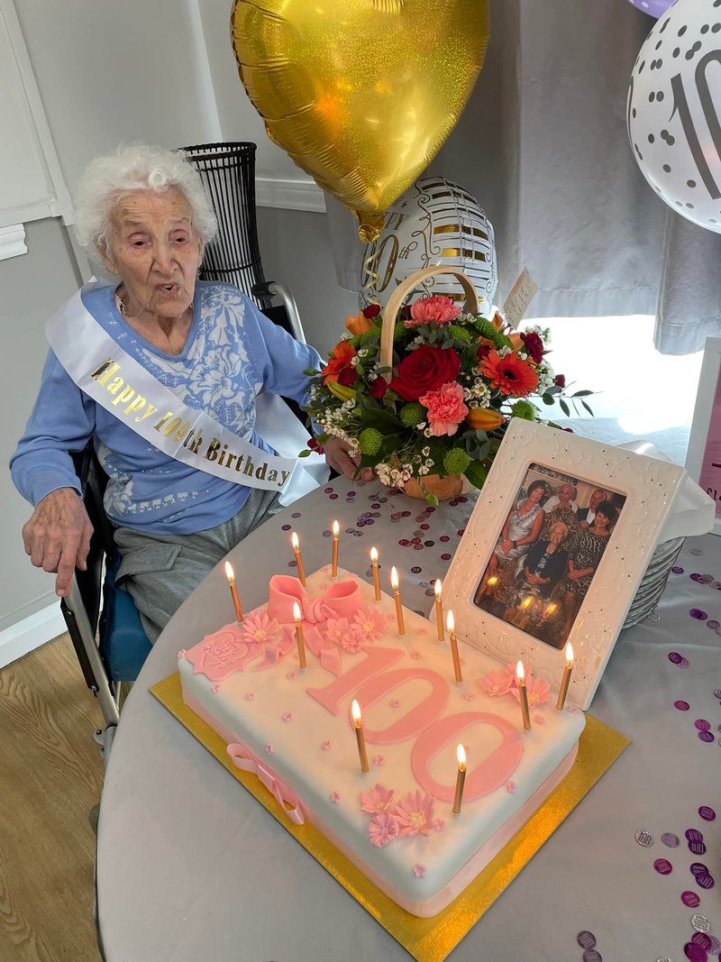 Florence Ponti celebrates her 100th birthday