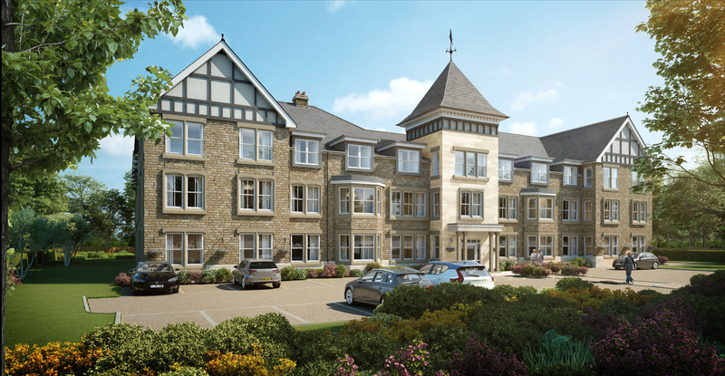 CGI image of the new care home