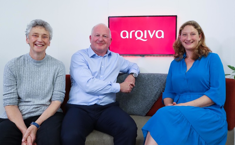 Isabelle Clough, business development manager at Two Ridings Community Foundation (right) with Paul Donovan director of Arqiva and Michelle Cooper, County Durham Community Foundation chief executive