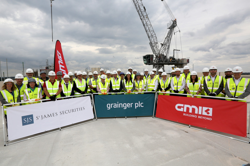 Topping out at the Condor development