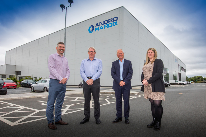 left to right, Supply Technologies’ Business Development Manager Ireland – Michael McKinley, Steve Fisher, Head of Supply Chain at Anord Mardix, Gary Russell, Director Business Development - UK &Ireland, Supply Technologies and Amie Marshall, Procurement 