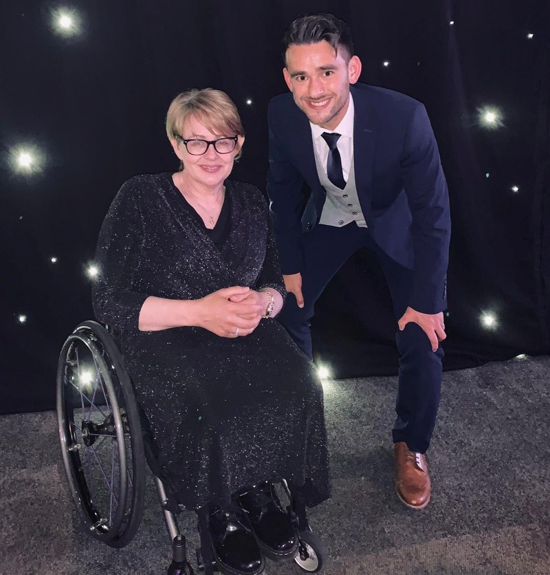 Baroness Tanni Grey Thompson with Johnny Lee