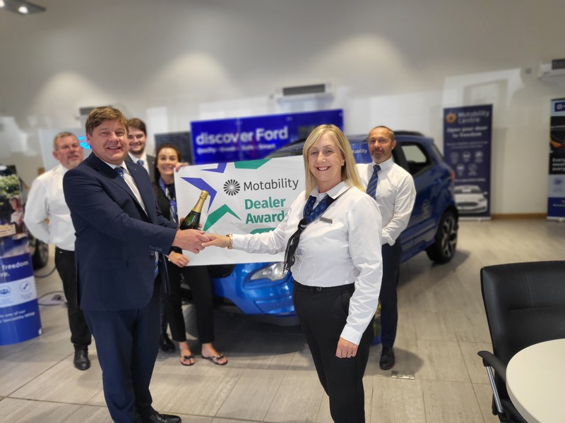 West Bromwich motor dealership wins Motability customer care award