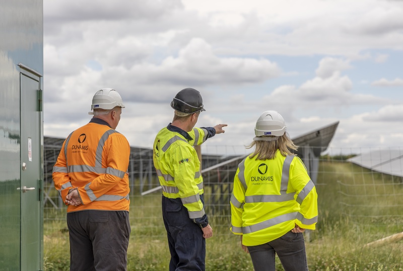 Dunamis delivered has 33kV high voltage electrical infrastructure for the new 50MW solar farm in Lincolnshire
