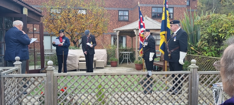 Remembrance service taking place at Moorghate 