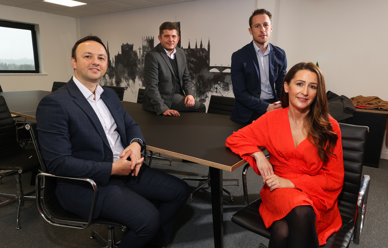 John Seed – Durham Fire Protection Services, Managing Director (sat down left)   David Wilson – Clive Owen LLP, Director  (Sat table left)  Daniel Flounders – Knights, Partner (sat table right)  Jenny Waters – Clive Owen LLP, Assistant Manager 