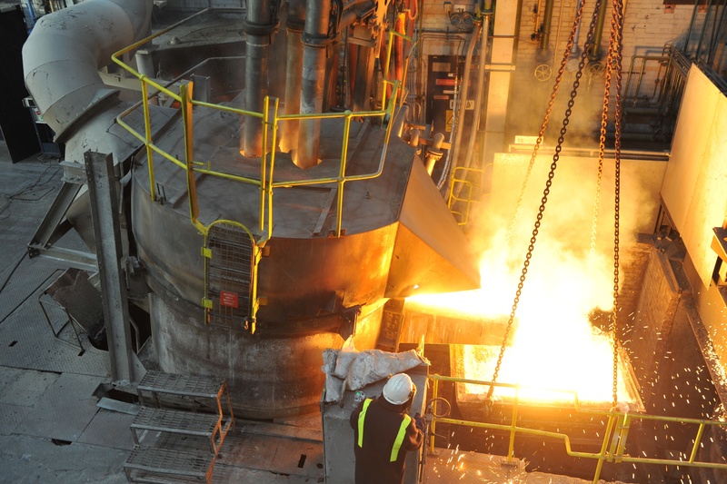 The Institute’s Electric Arc Furnace which is being used as part of the Cement 2 Zero project