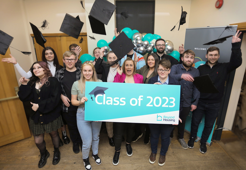 Beyond Housing apprentices celebrate at the 2023 graduation event