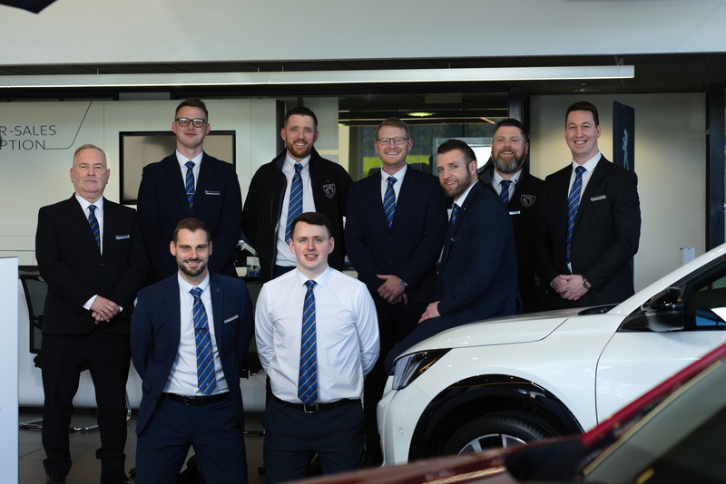 Colleagues from Bristol Street Motors Barnstaple Peugeot 