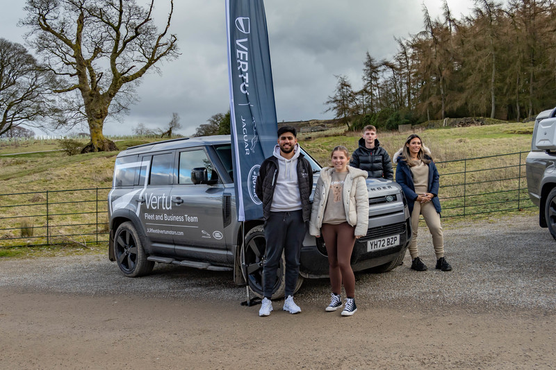 Land Rover Experience participants on the day