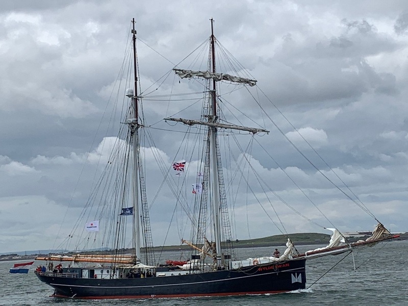 The Wylde Swan arrives in Hartlepool as part of the Tall Ships Race