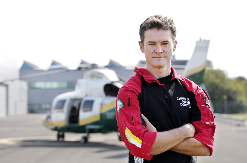 Dr Chris Smith medical director for the Great North Air Ambulance Service
