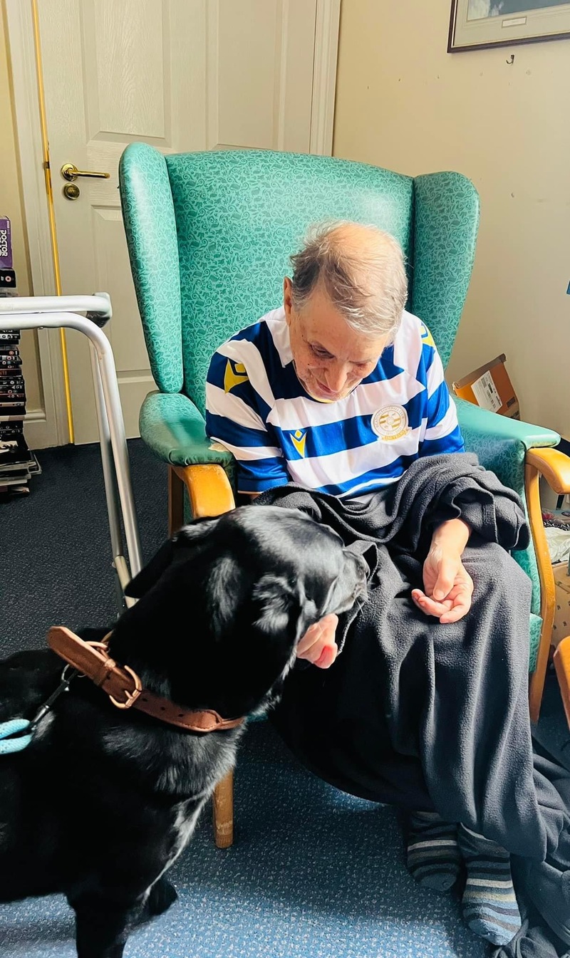 READING CARE HOME WELCOMES A FURRY FRIEND