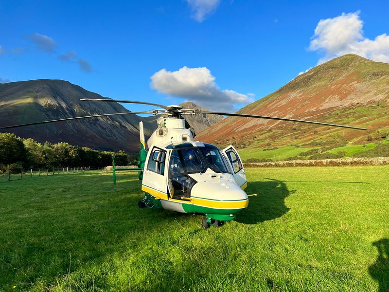 Aircraft in Scafell Pike area
