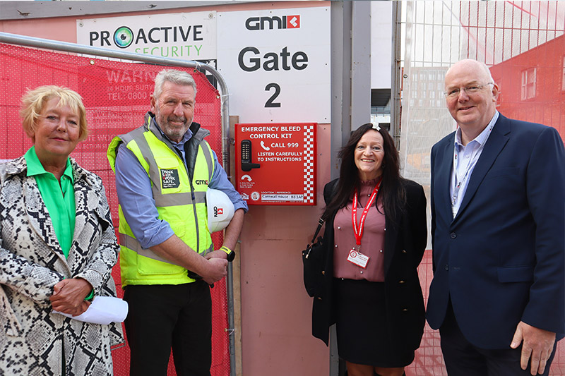 GMI leads the way in community safety with implementation of bleed kits across UK city centre projects