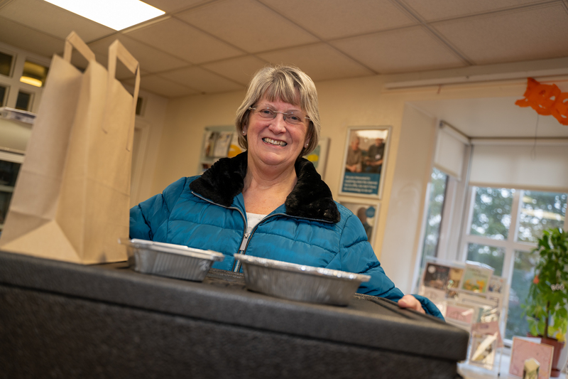 Volunteer Anita Wilson delivers meals throughout Darlington.