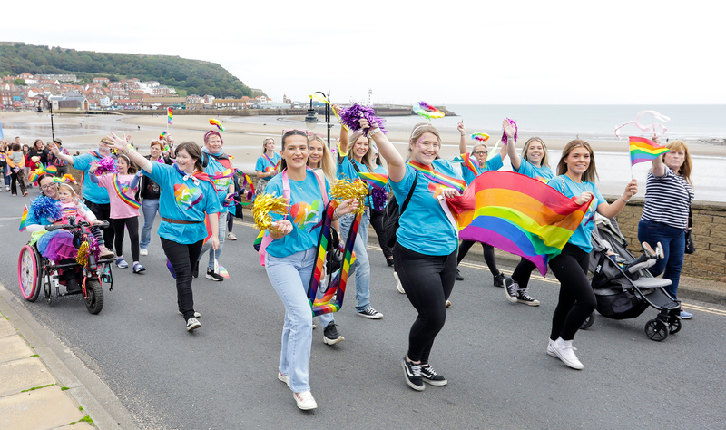 Beyond Housing colleagues at Scarborough pride in September last year 