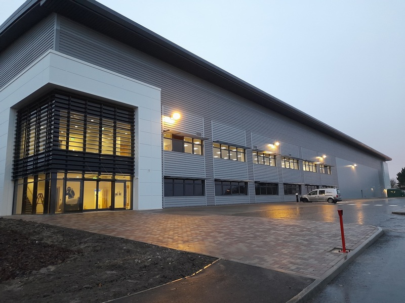 The 126,689 sq. ft unit completed ahead of schedule by GMI at Lightning Park, near Huntingdon