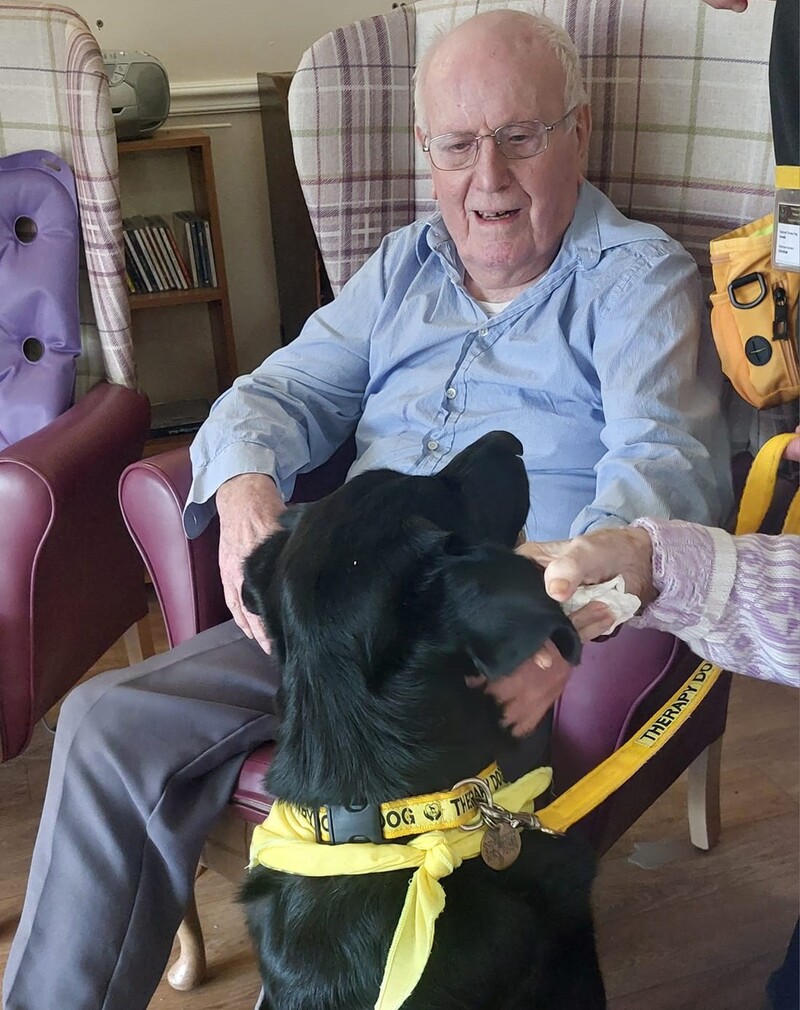 Therapy dog bring joy and comfort to Ely care home residents