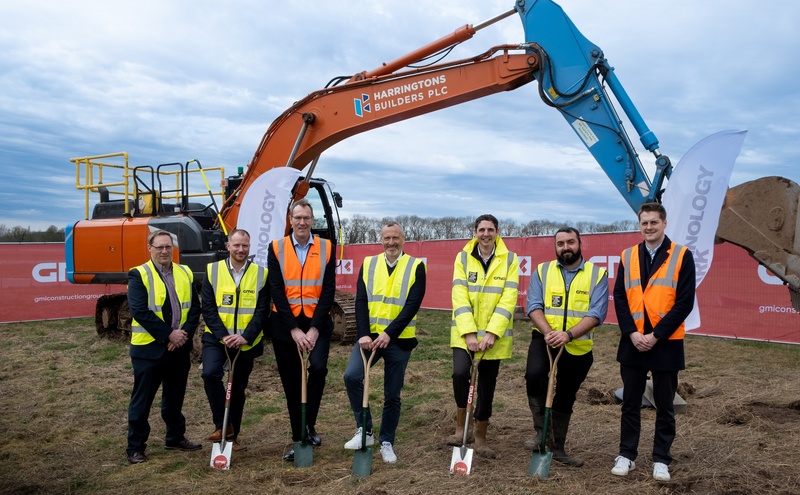 Members of the delivery team mark the official start on site at MIRA Technology Park