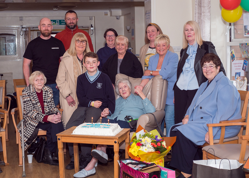 Nancy Flanagan MBE with Family & Friends